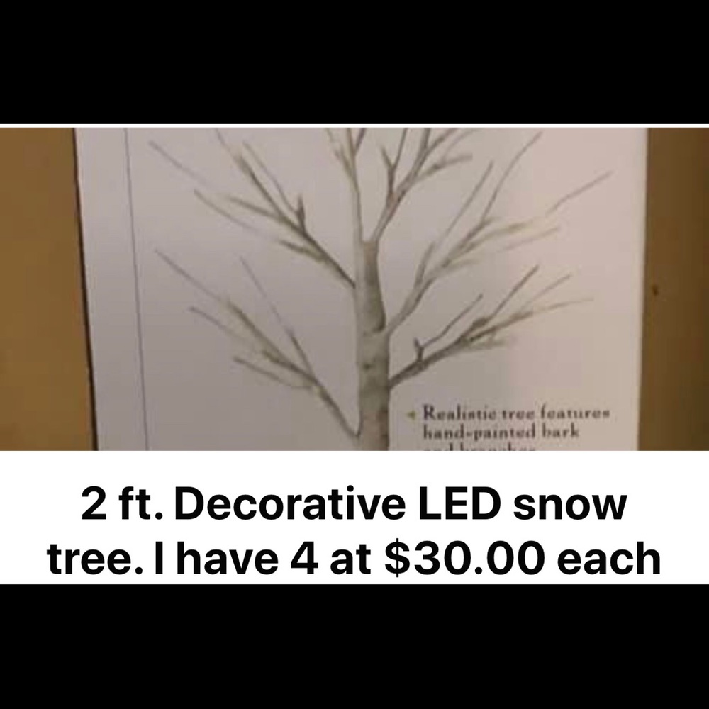 2ft. LED Snow tree